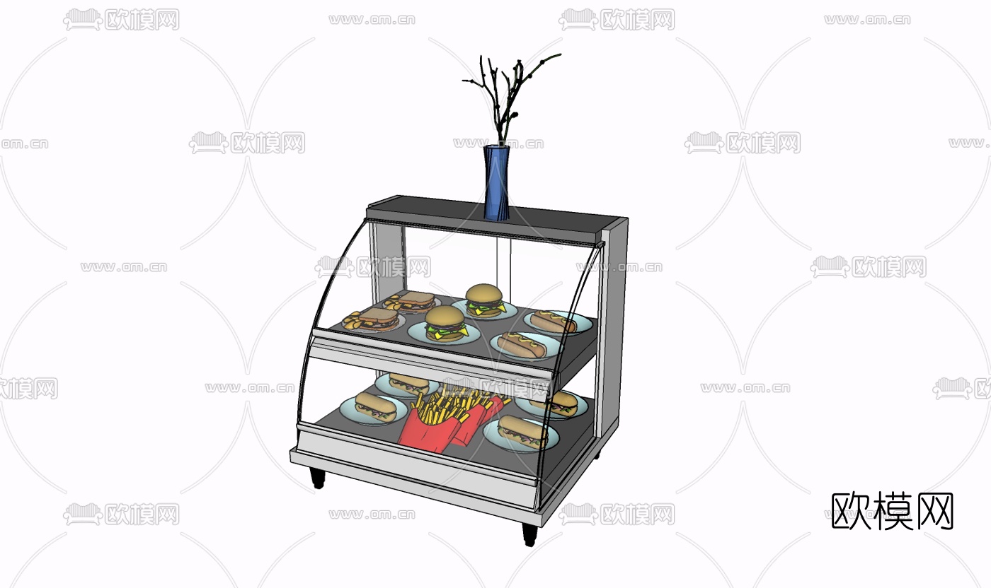 现代货柜免费su模型下载