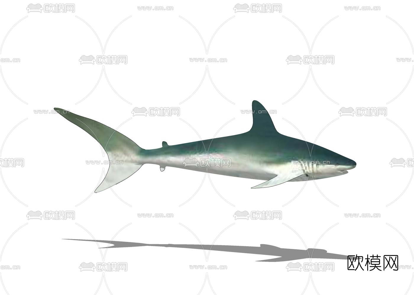 现代鲨鱼免费su模型下载