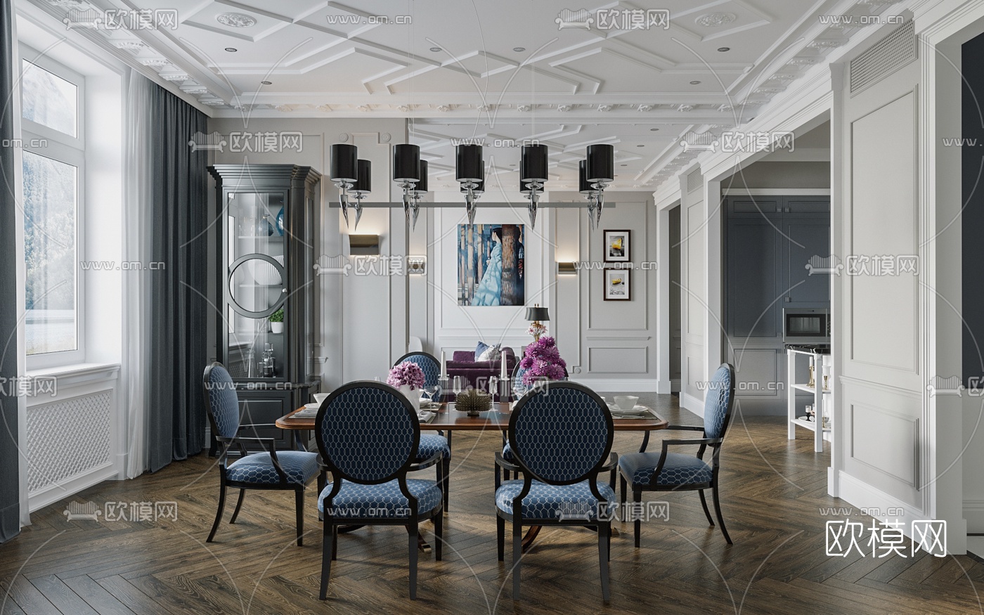 Vladimir Urgalkin设计 美式餐厅3d模型