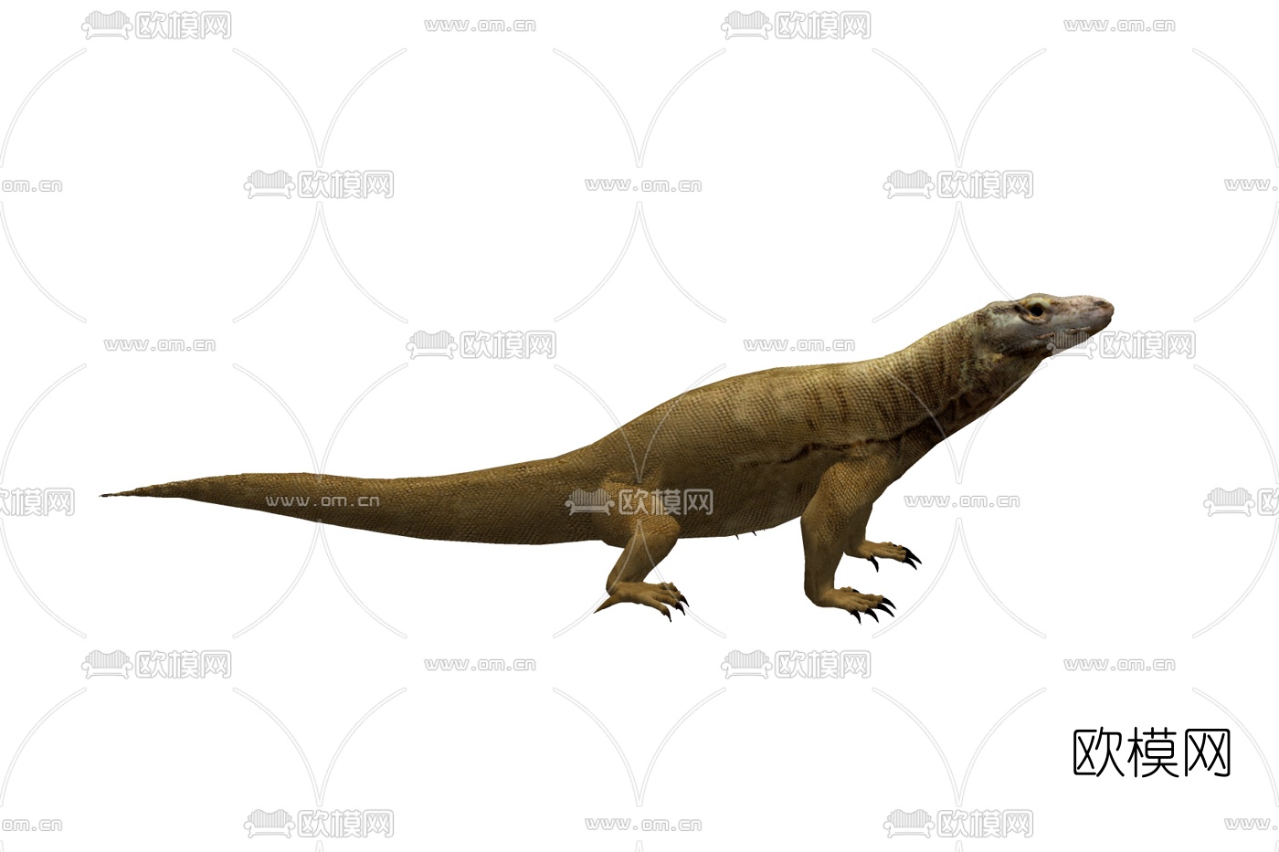 现代科莫多巨蜥免费su模型下载