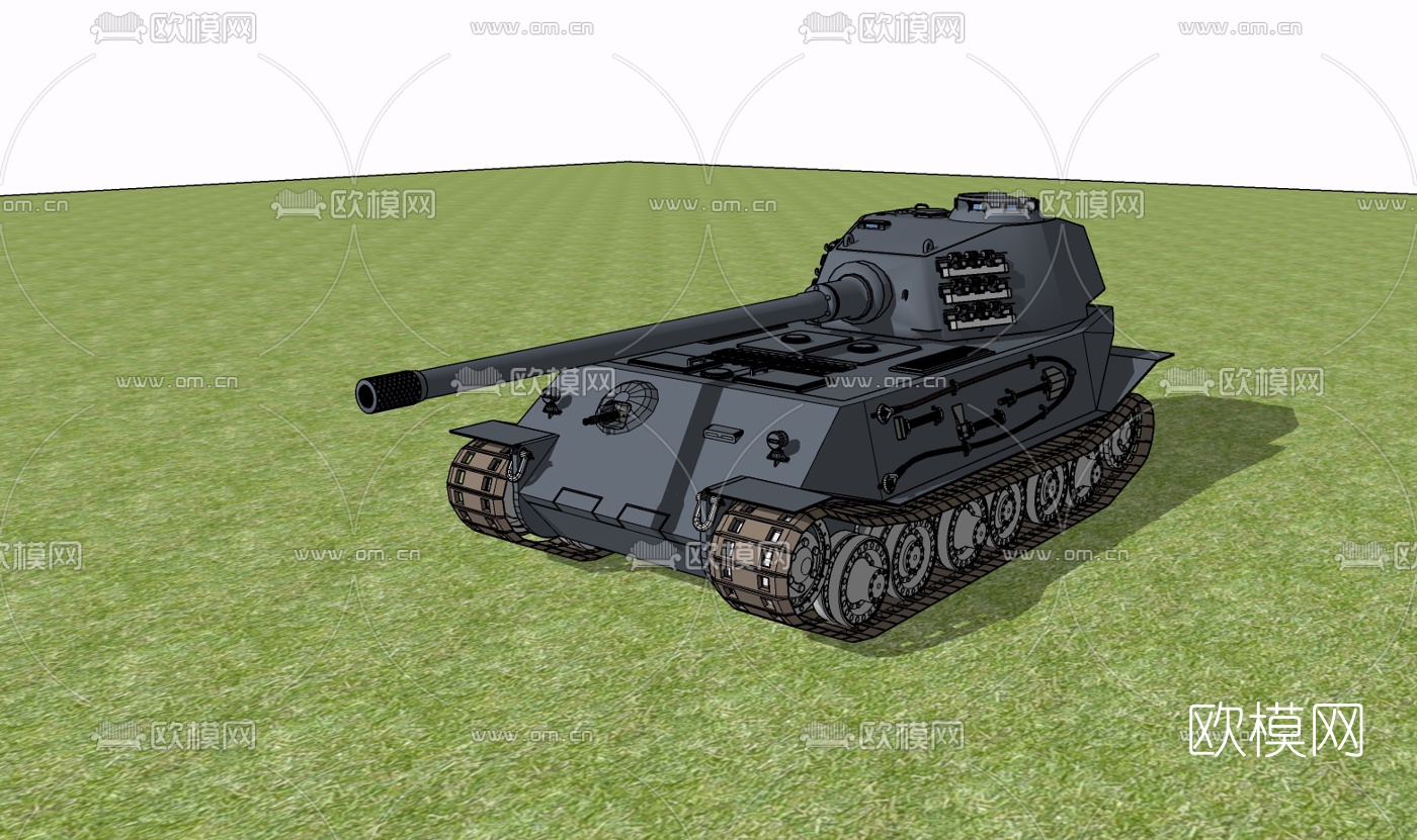 现代坦克免费su模型下载