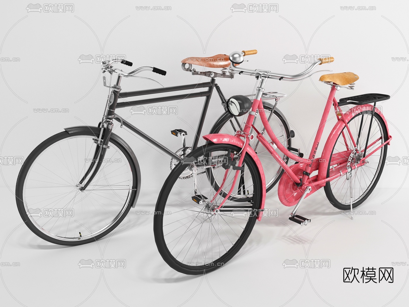 现代自行车3d模型下载