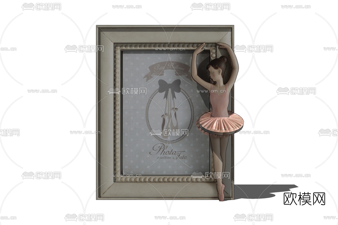 现代人物挂画免费su模型下载