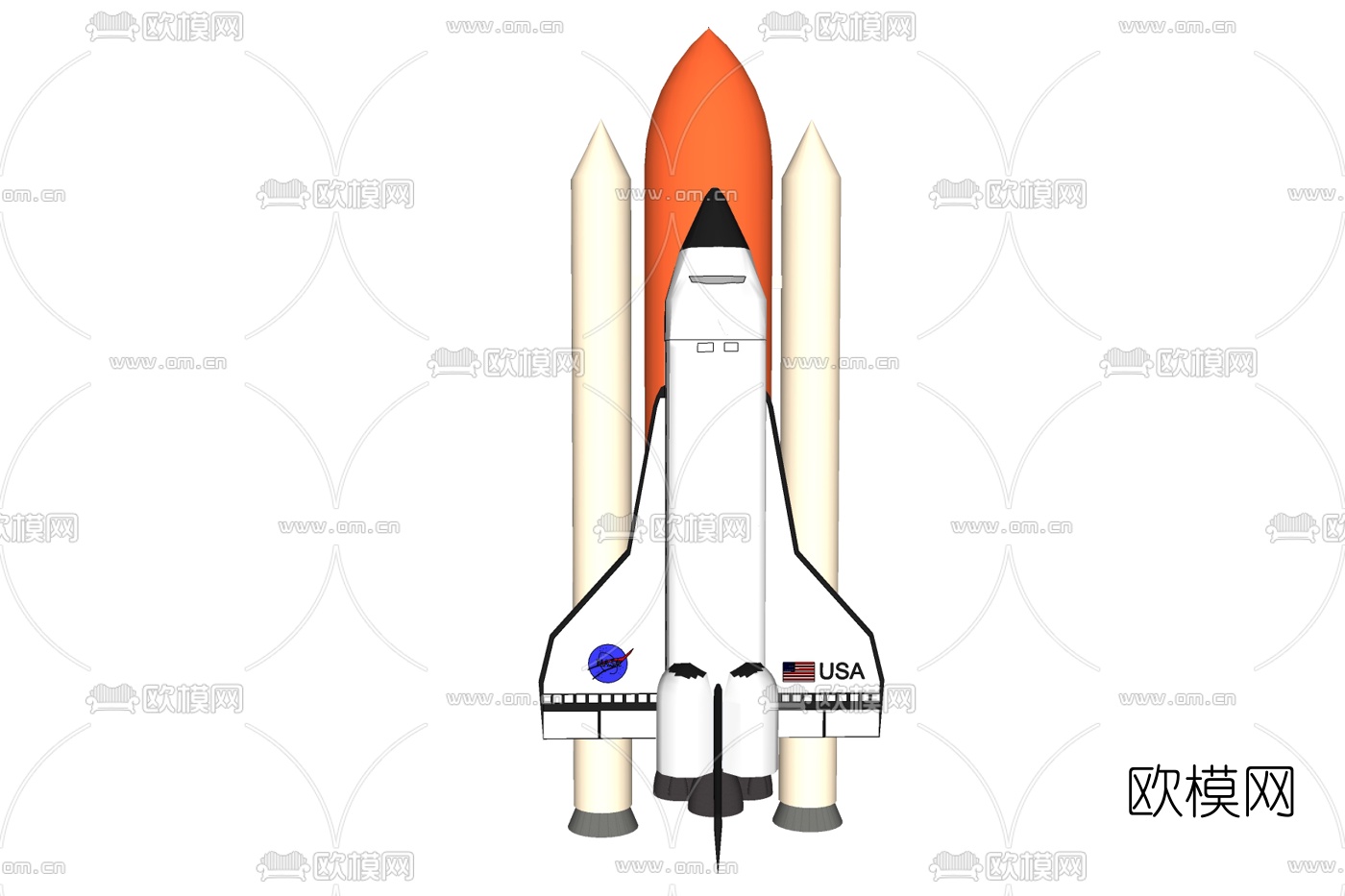 现代航天飞机免费su模型下载