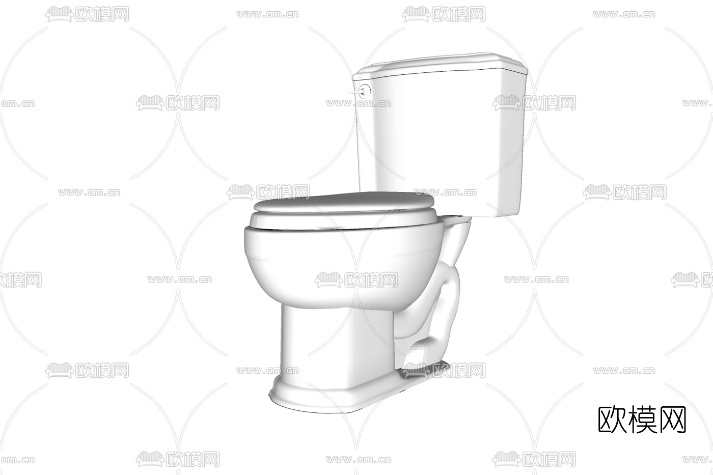 现代智能马桶免费su模型下载