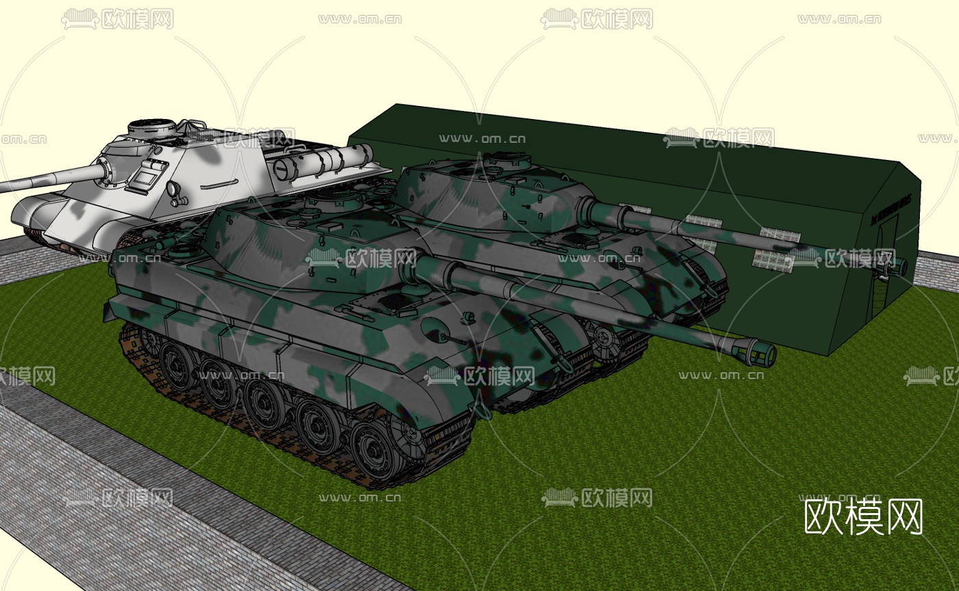 现代坦克免费su模型下载