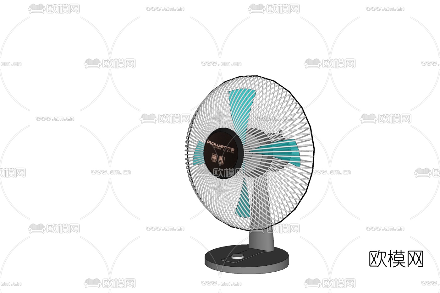 现代电风扇免费su模型下载