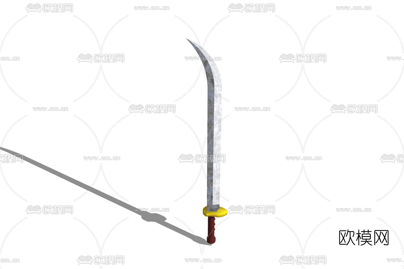 现代刀剑免费su模型下载