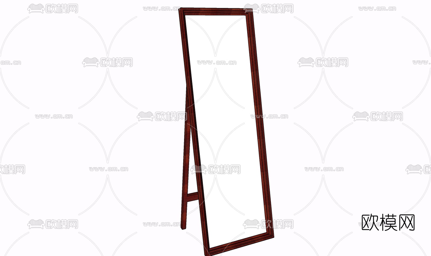 现代镜子免费su模型下载