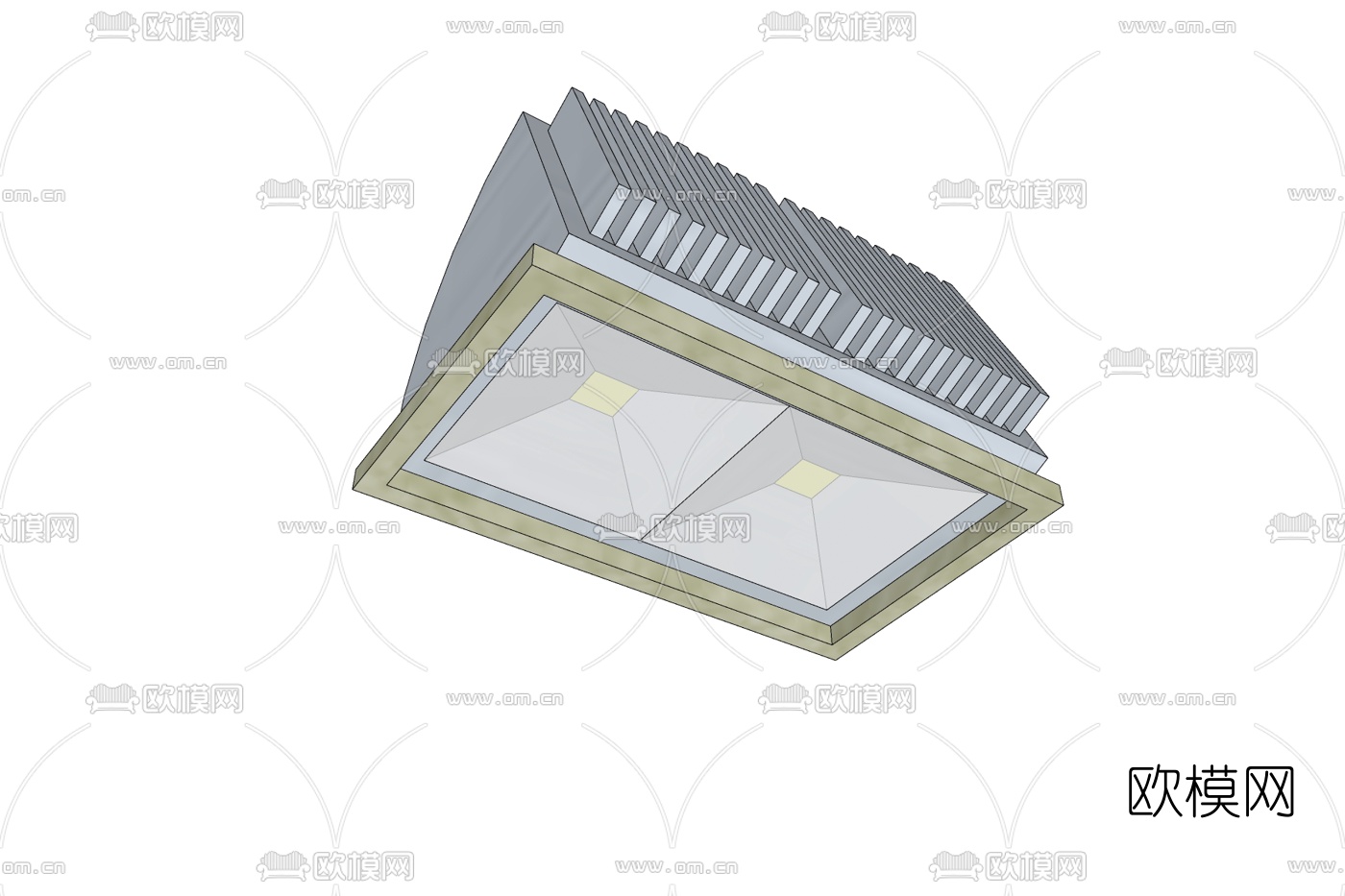 现代投影射灯免费su模型下载