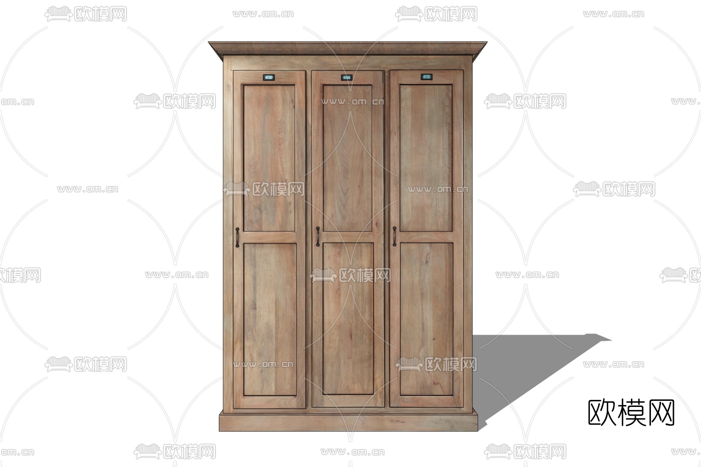 中式衣柜免费su模型下载