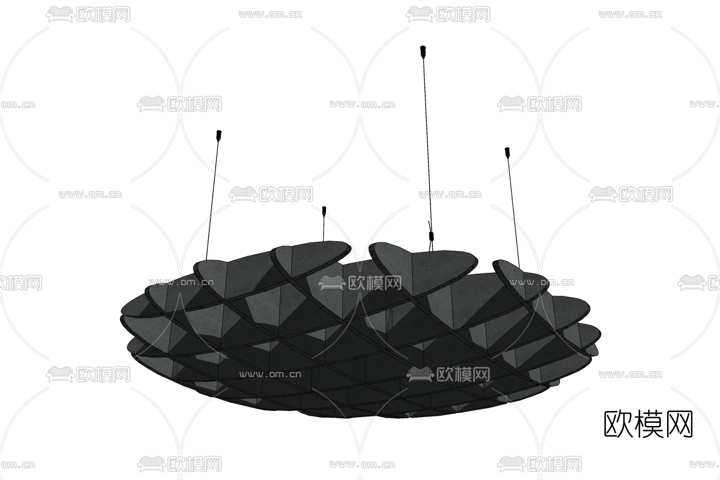 北欧挂件免费su模型下载