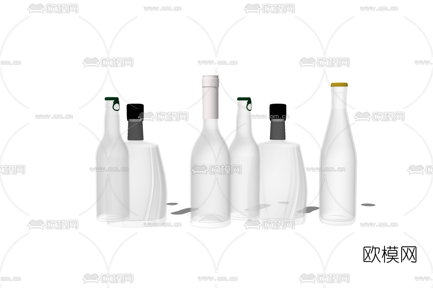 现代洗涤用品免费su模型下载