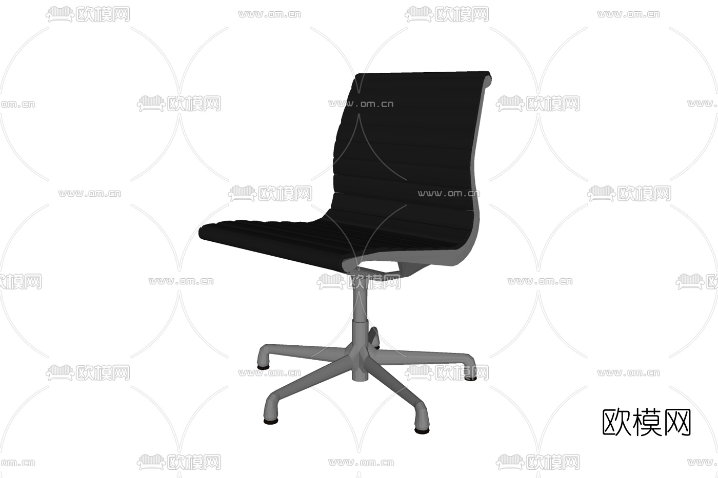 现代布艺办公椅免费su模型下载