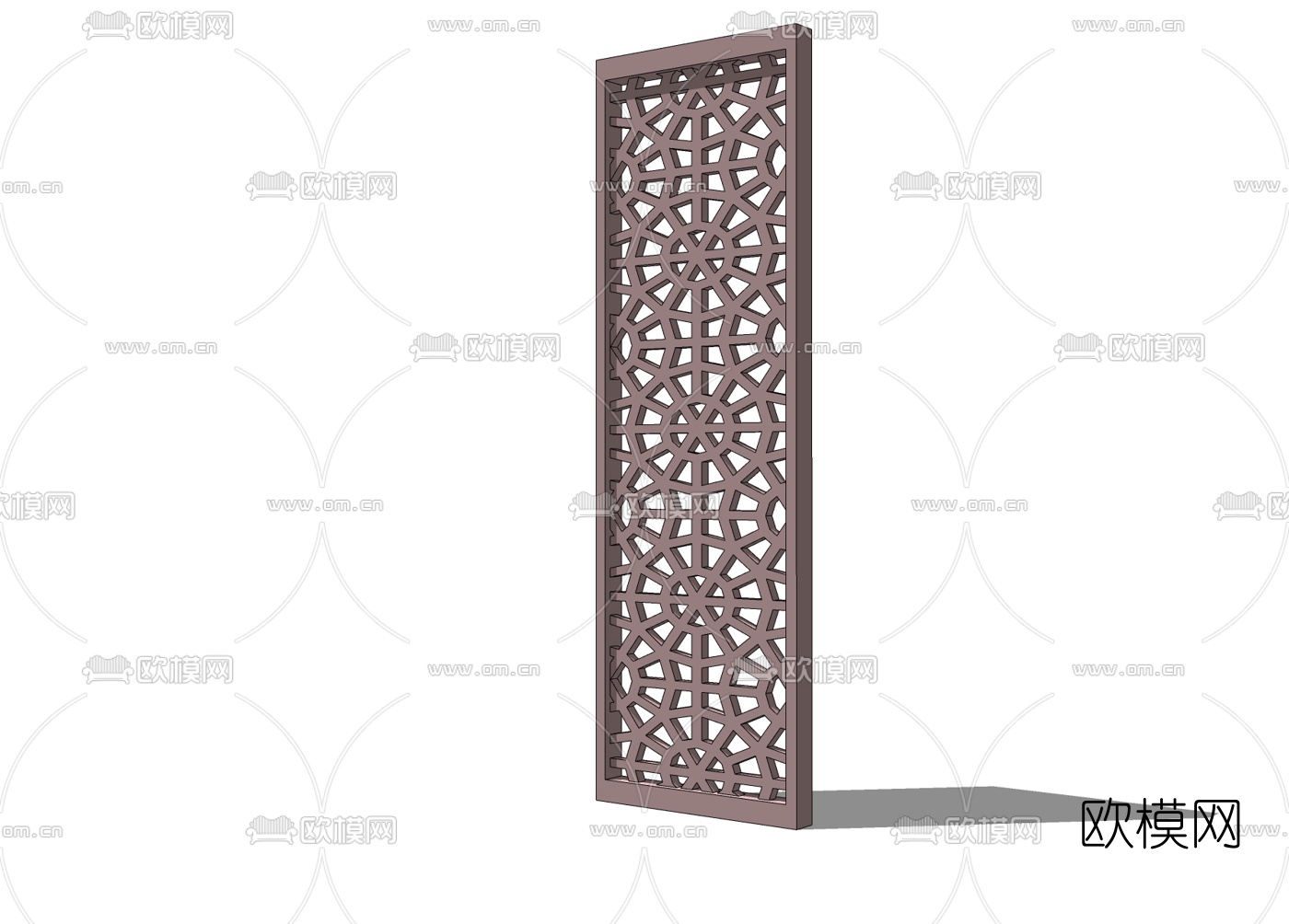 现代隔断免费su模型下载