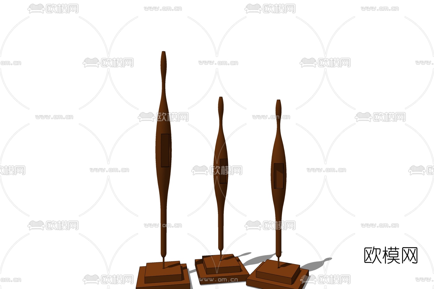 欧式装饰品免费su模型下载