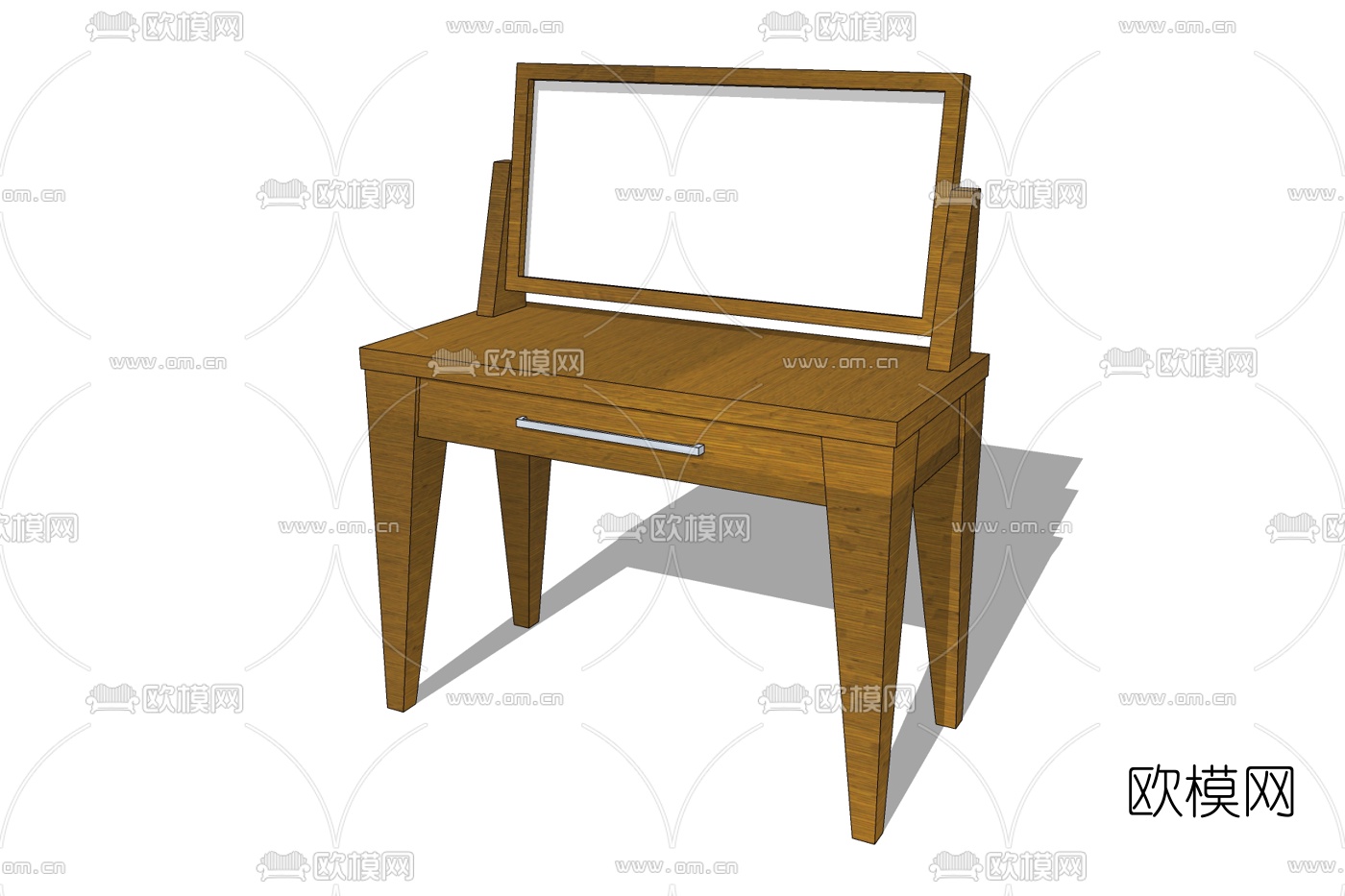 北欧梳妆台免费su模型下载