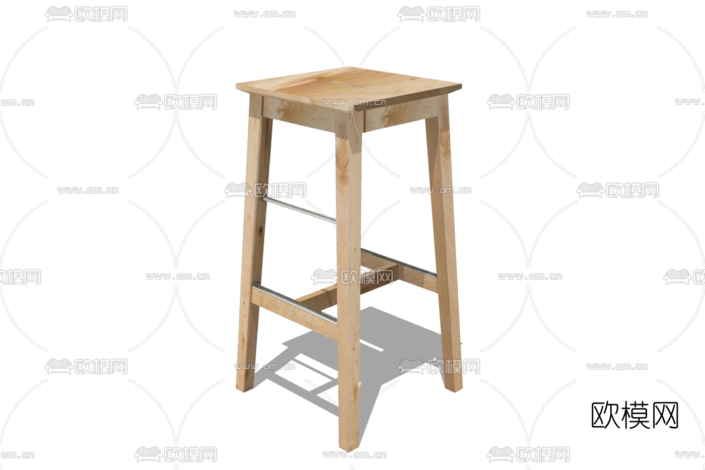 北欧凳子免费su模型下载