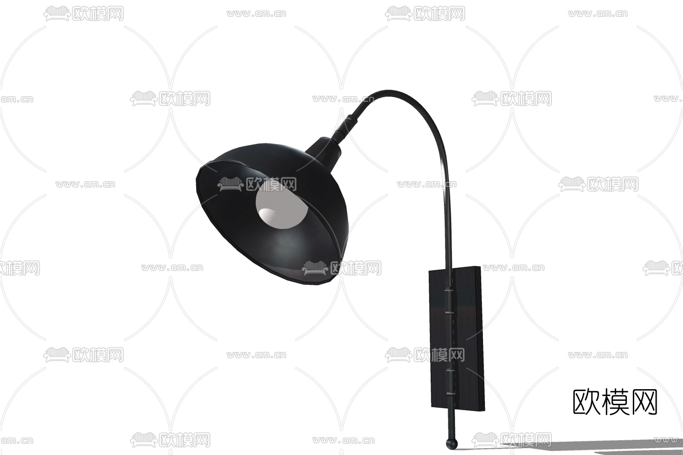 工业风金属壁灯免费su模型下载