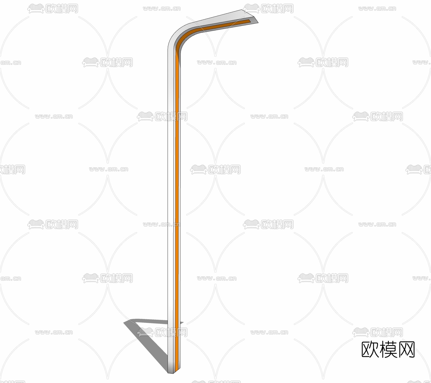 现代户外路灯免费su模型