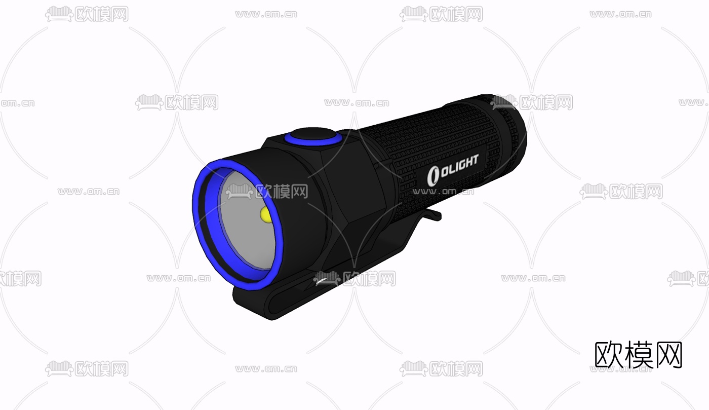 现代手电筒免费su模型下载