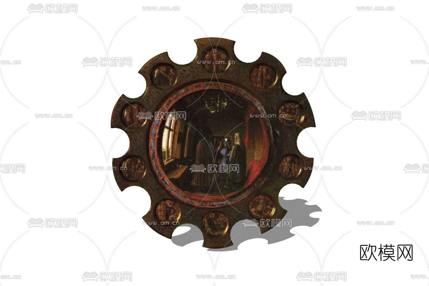 欧式装饰画免费su模型下载