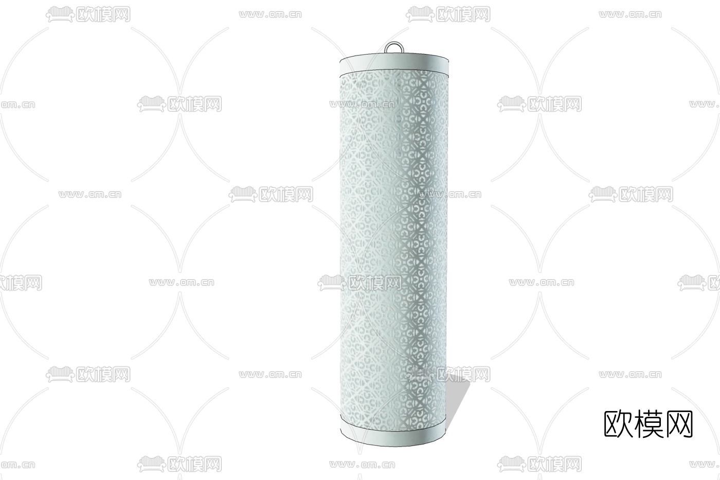 现代金属装饰灯免费su模型下载