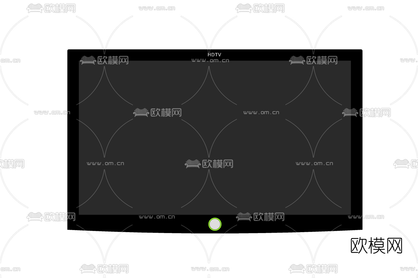 现代液晶电视机免费su模型下载