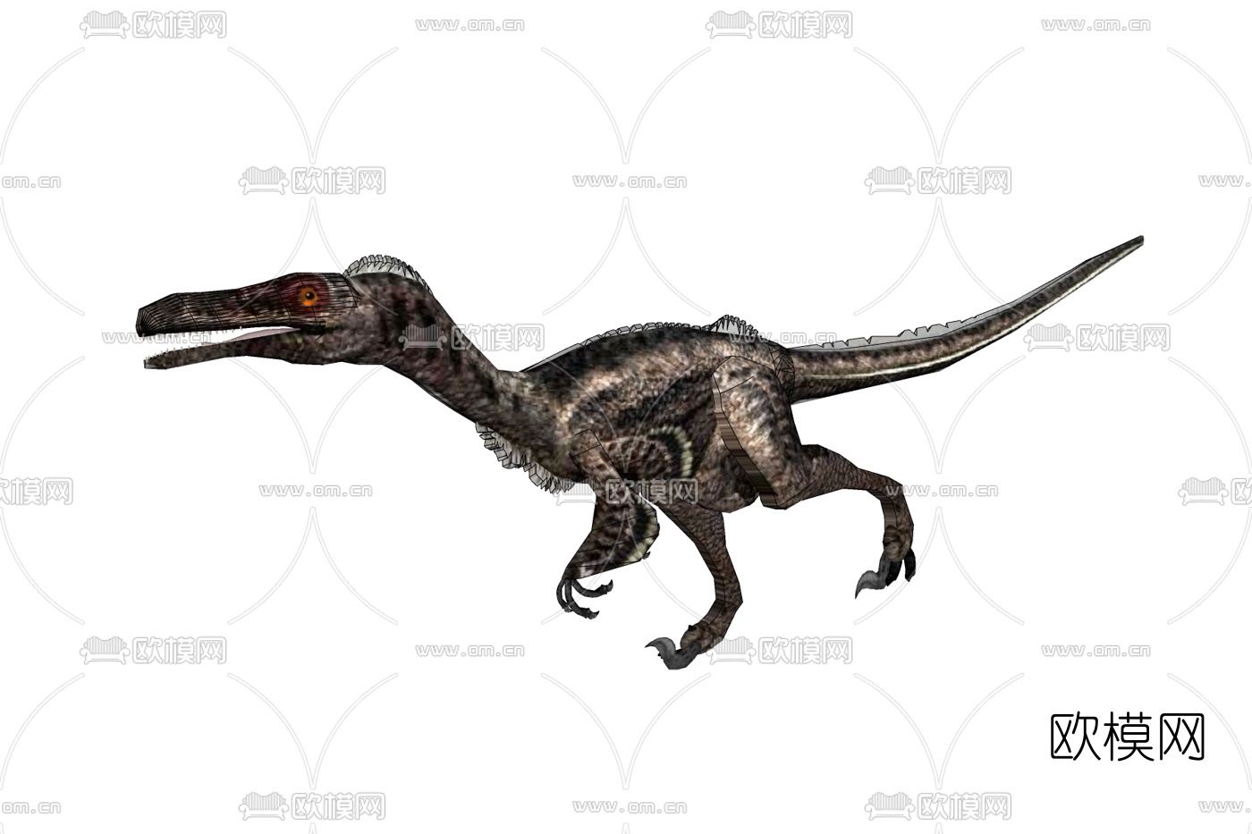 现代伤齿龙免费su模型下载