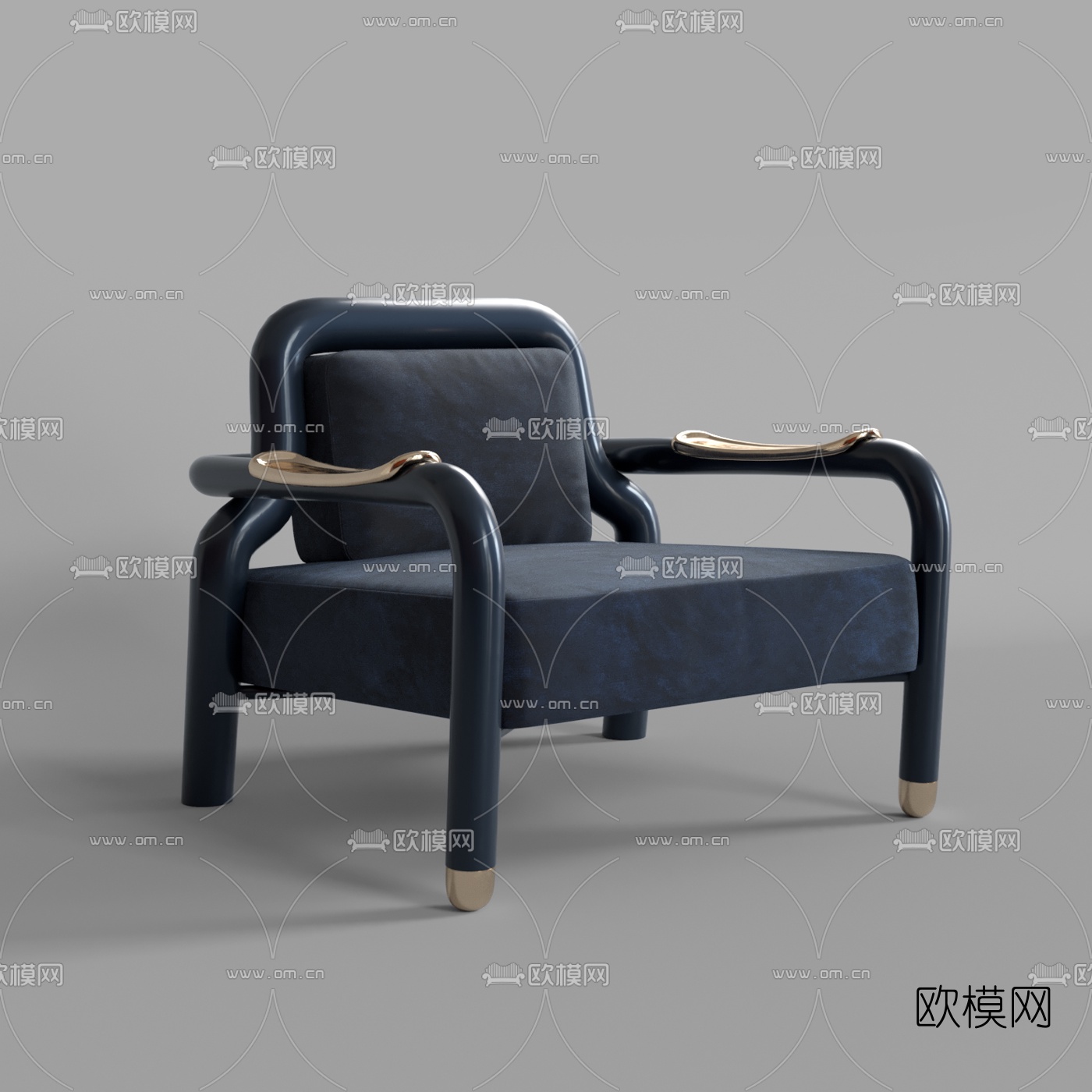 现代休闲沙发3d模型