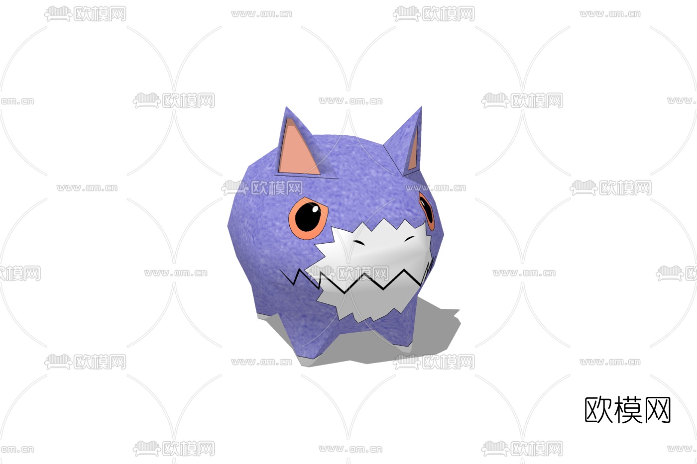 现代卡通玩偶免费su模型下载