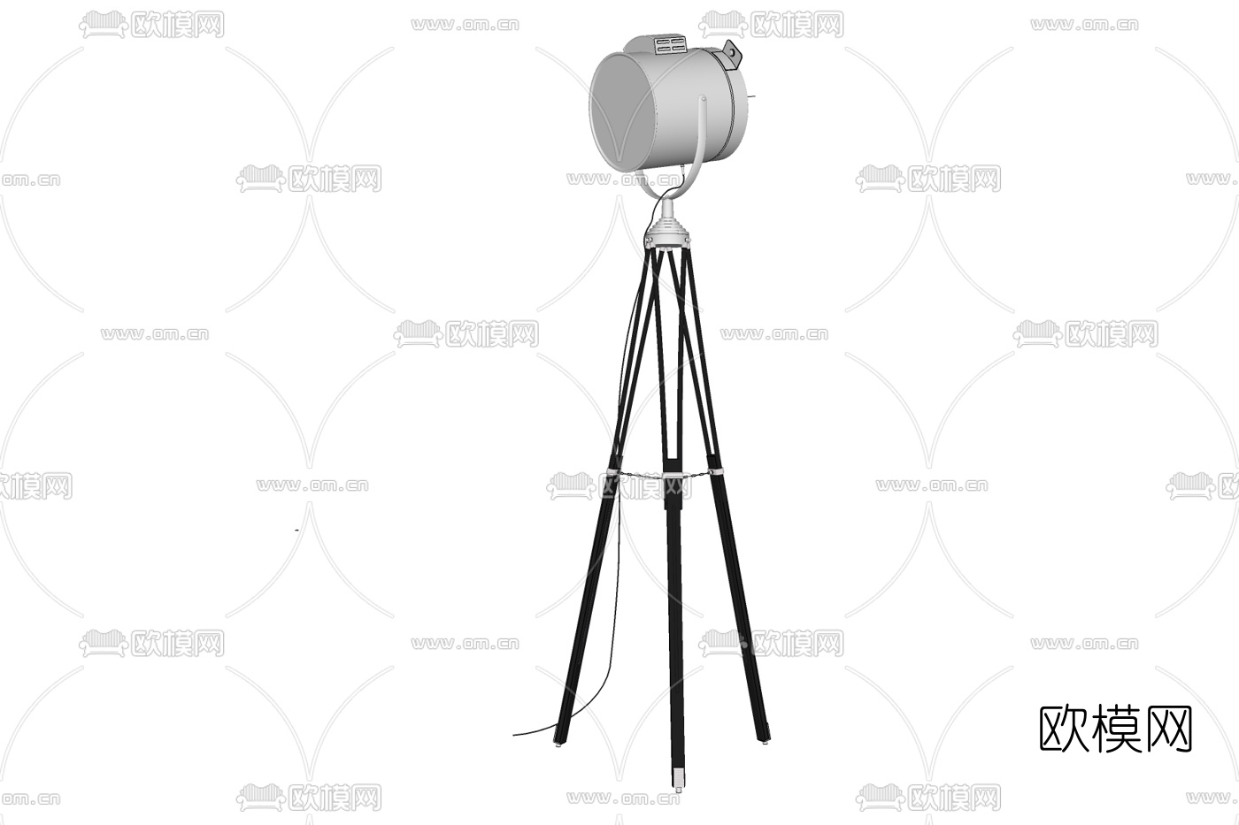 现代投影射灯免费su模型下载