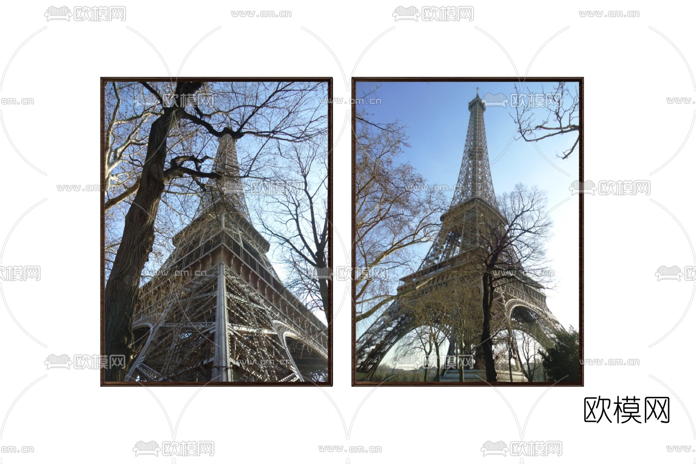 现代装饰挂画免费su模型下载