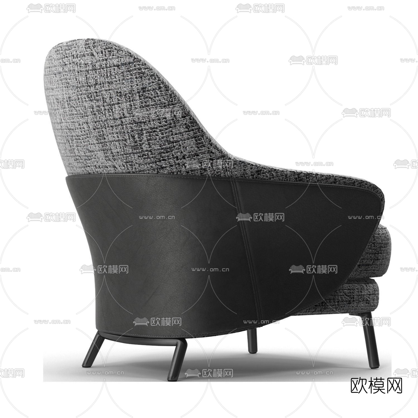 现代休闲躺椅3d模型下载（渲染图5）