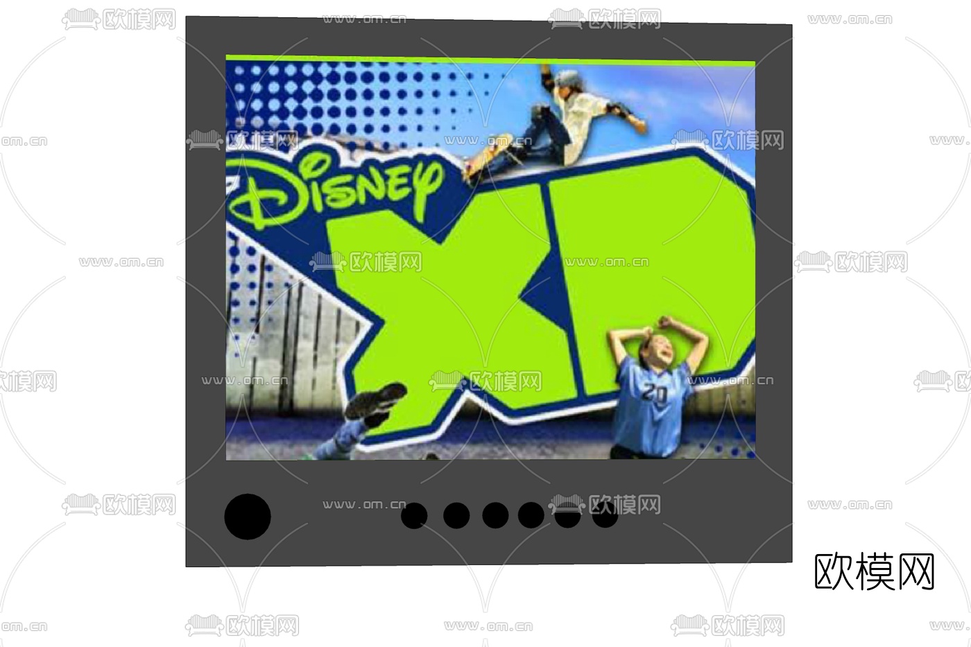 现代电视机免费su模型下载