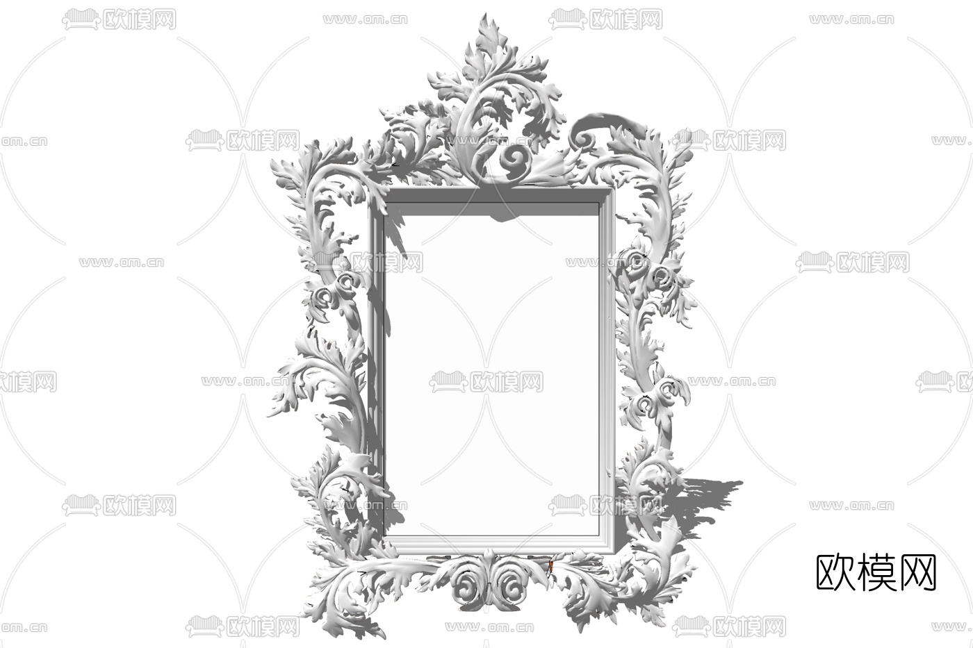 欧式镜子免费su模型下载