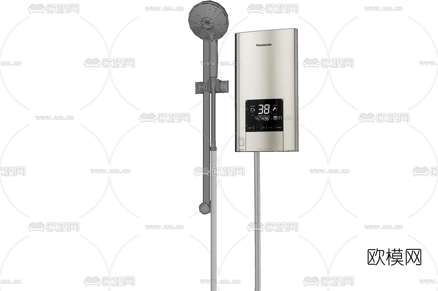 现代淋浴花洒免费su模型下载