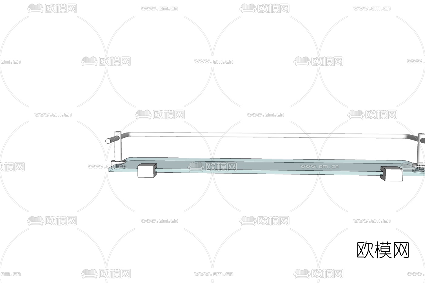 现代卫浴架免费su模型下载