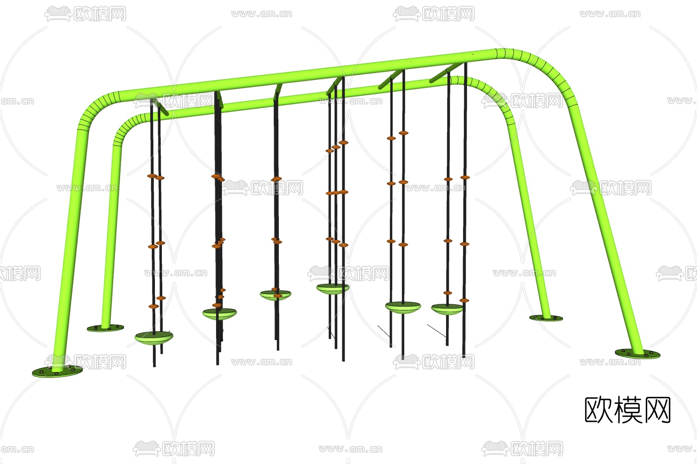 现代儿童游乐设施免费su模型下载