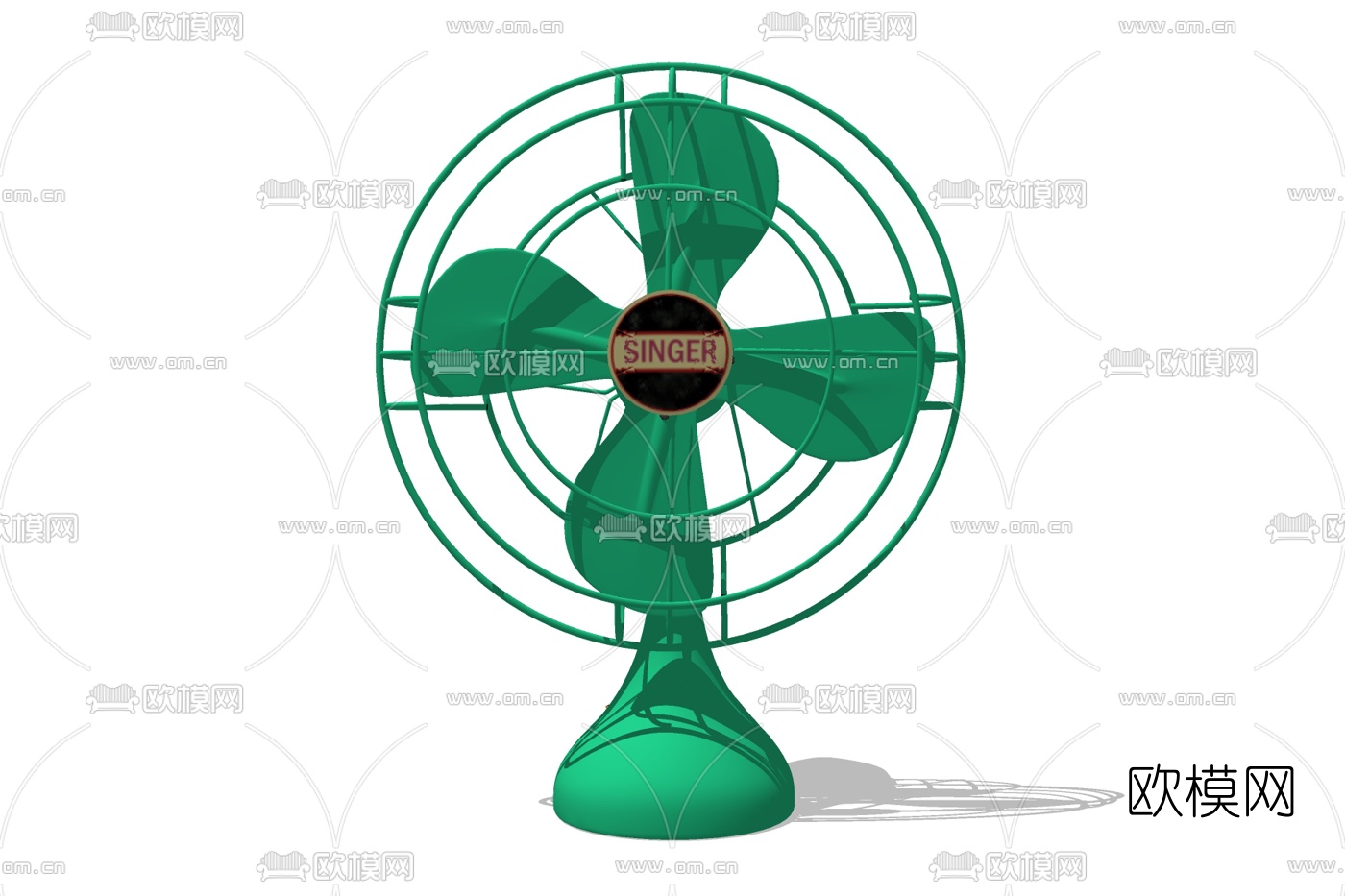 现代风扇免费su模型下载