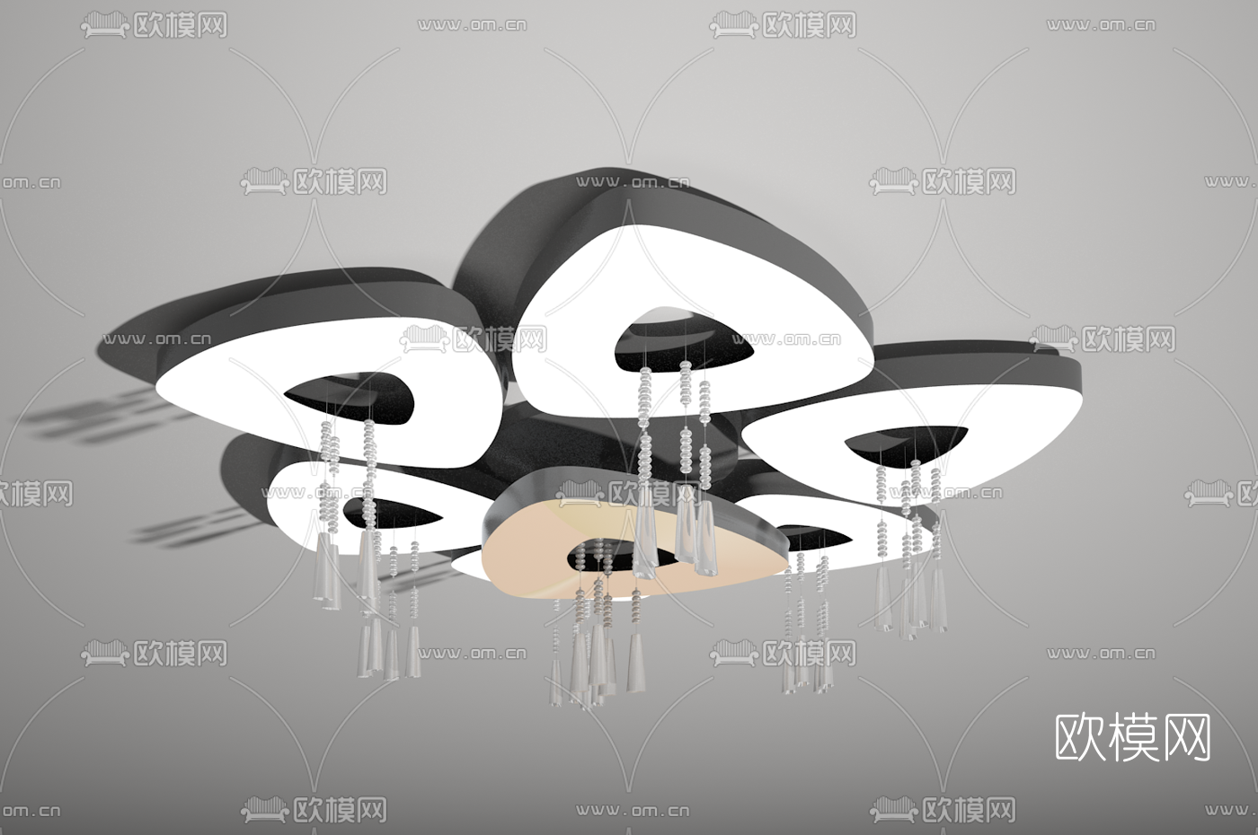 现代吸顶灯免费3d模型