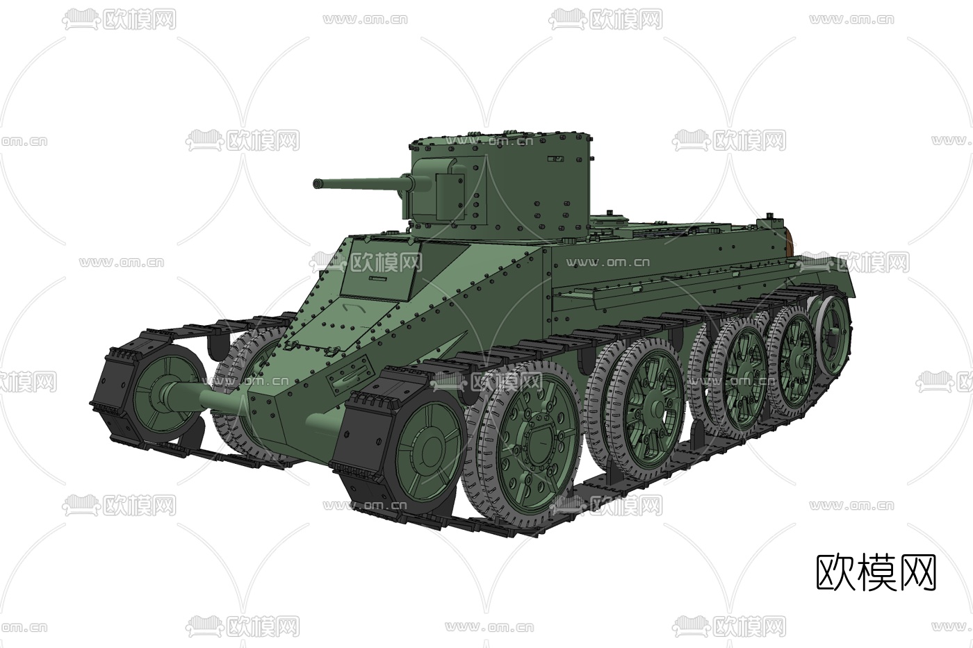 现代坦克免费su模型下载