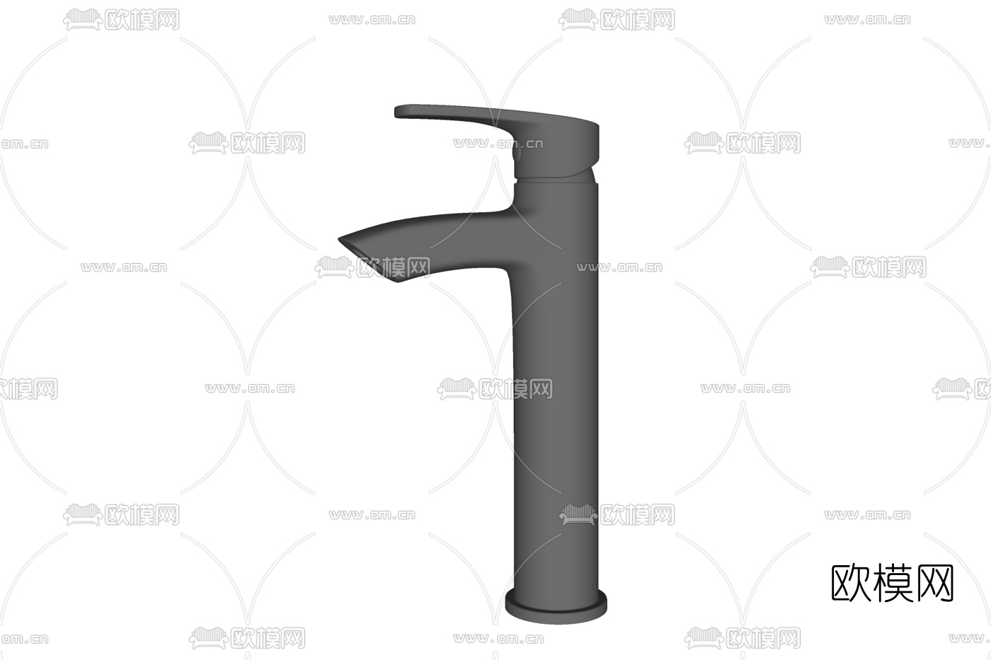 现代金属水龙头免费su模型下载