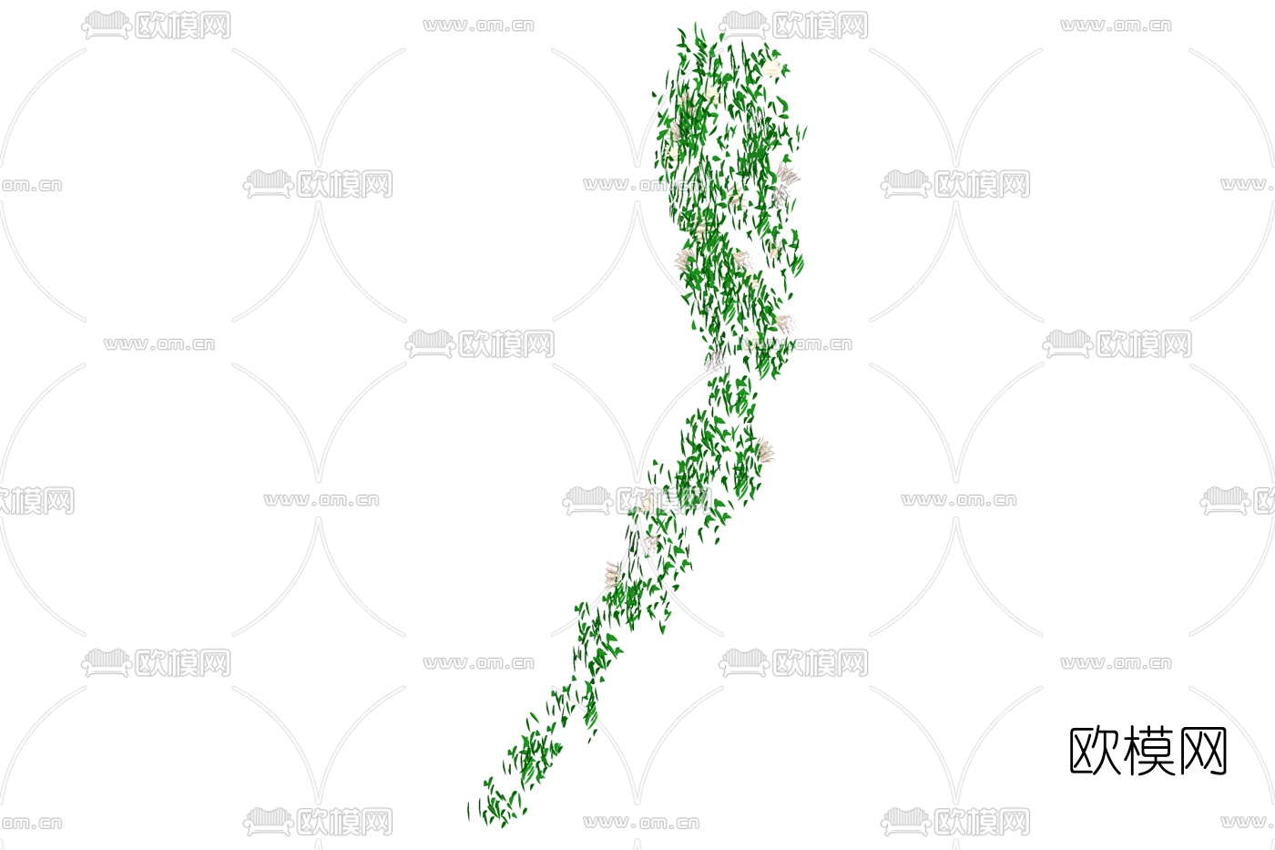 现代绿植藤蔓免费su模型下载