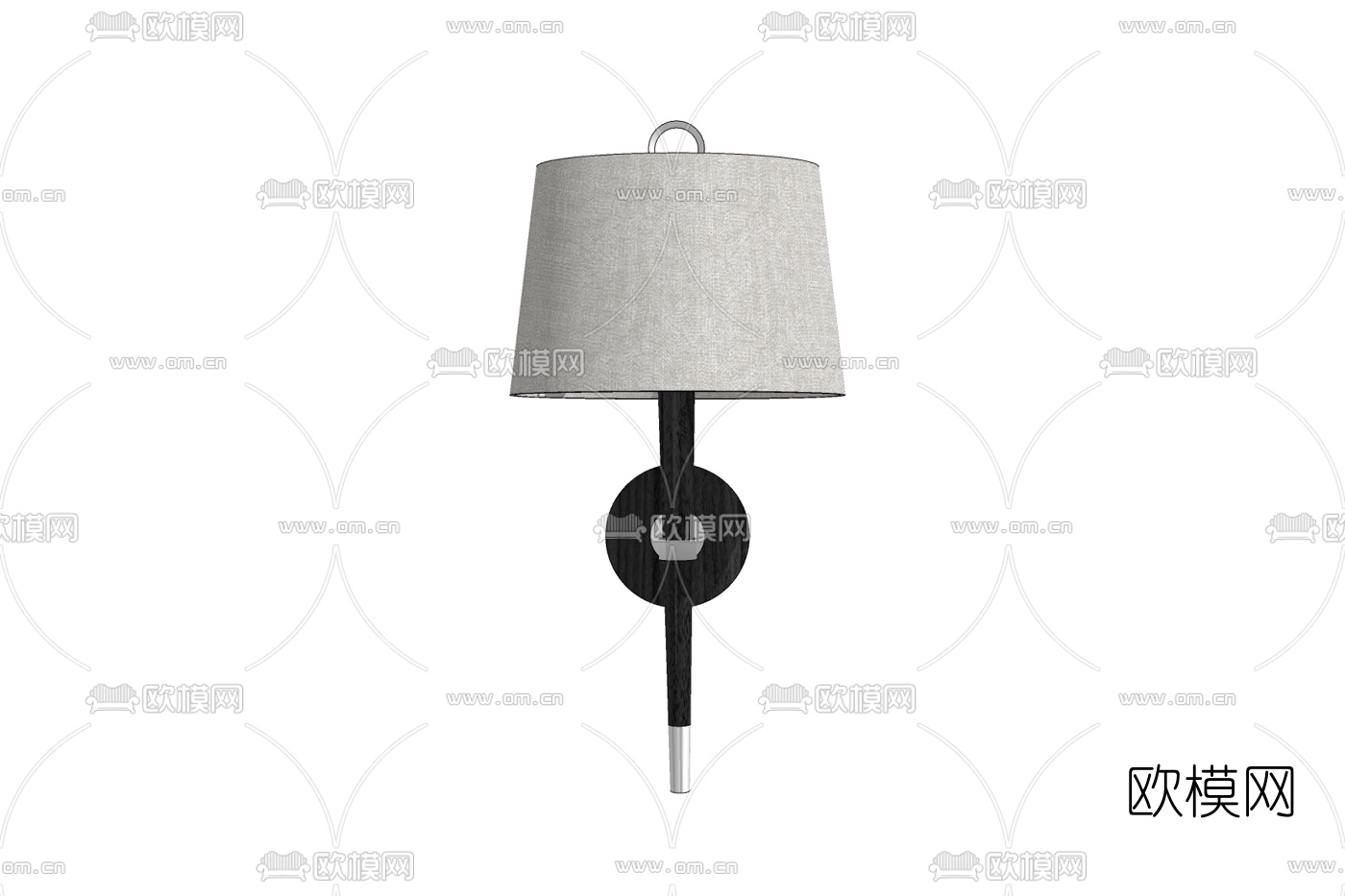 现代金属壁灯免费su模型下载