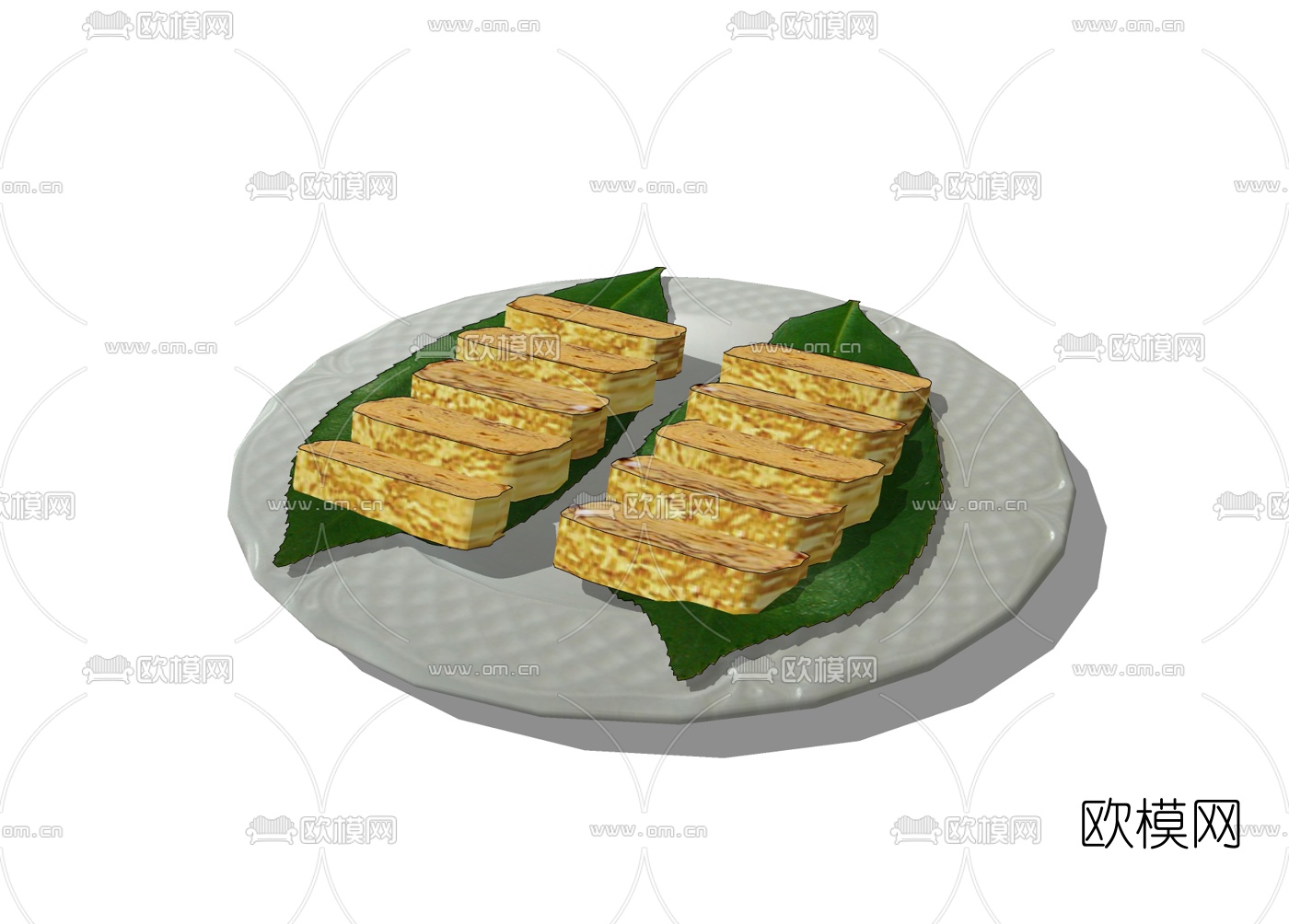 现代食物免费su模型下载