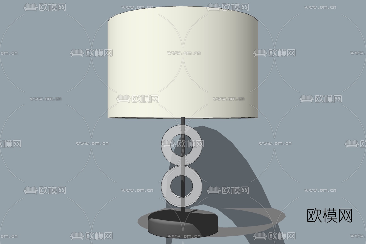 现代简约台灯免费su模型下载