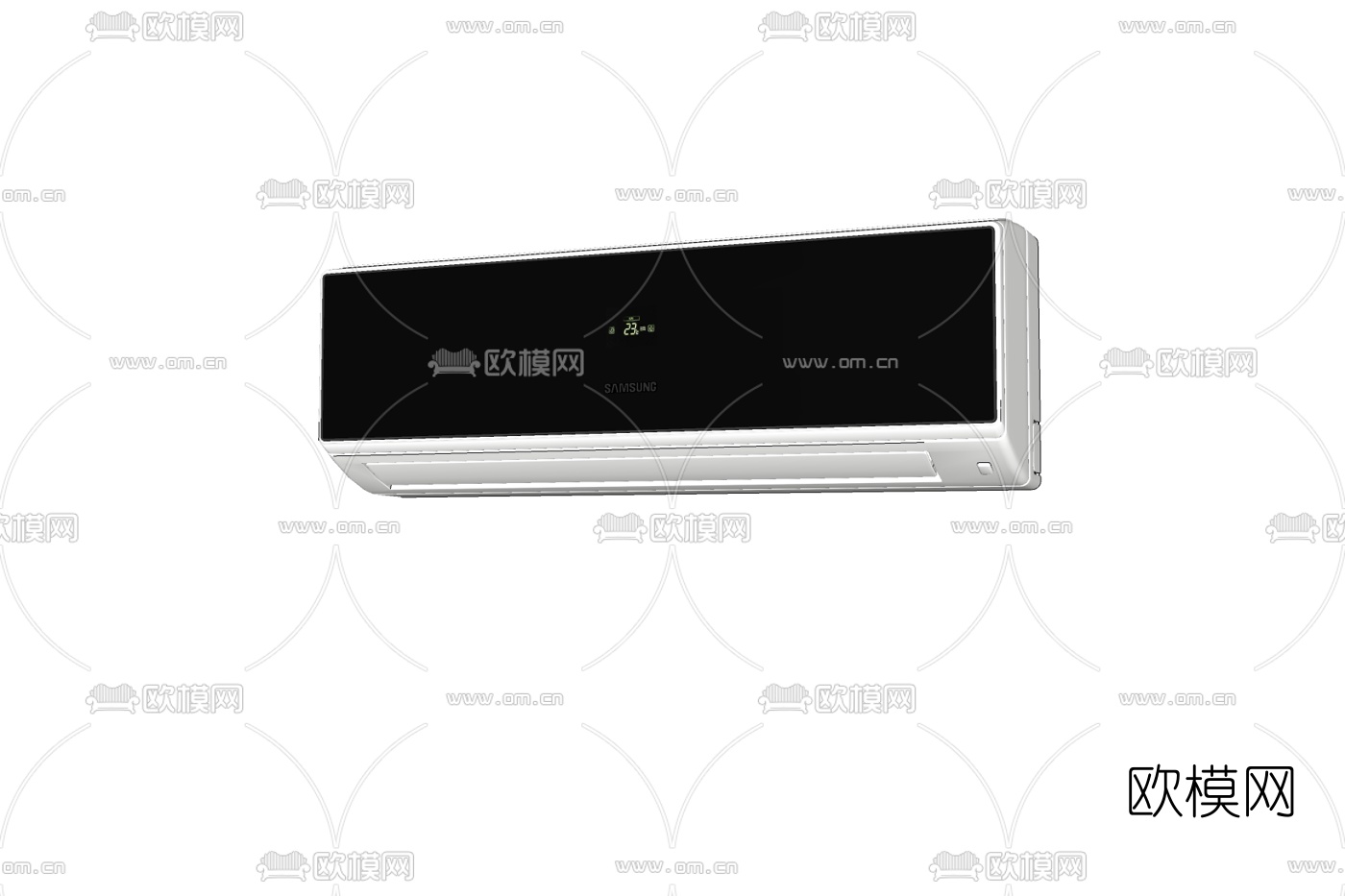 现代挂式空调免费su模型下载