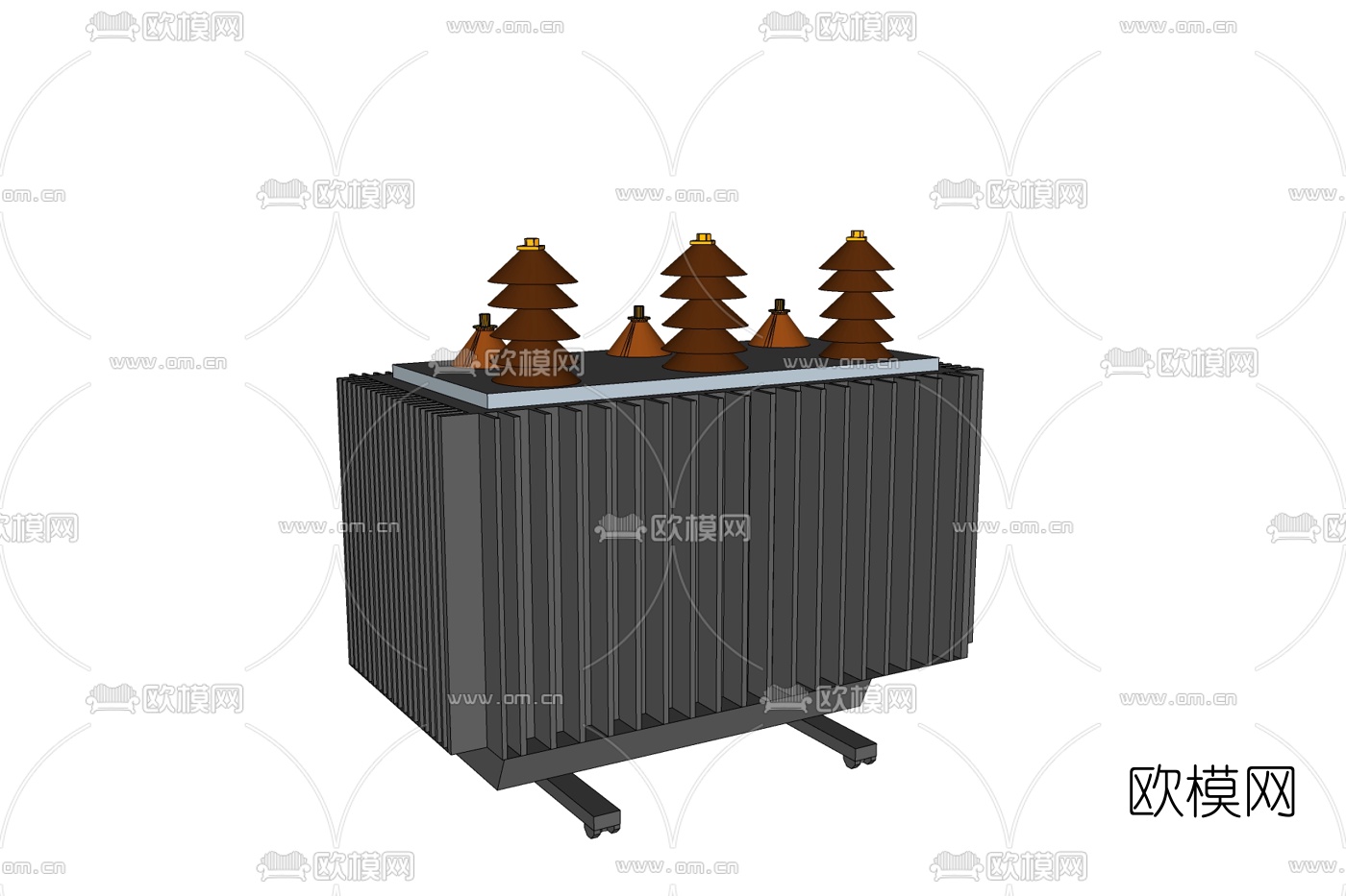 工业风变压器免费su模型下载