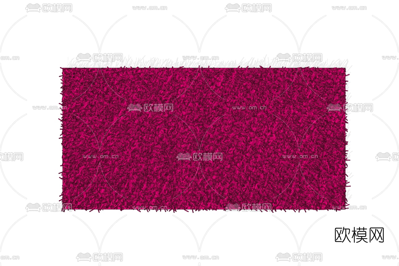 现代布艺地毯免费su模型下载